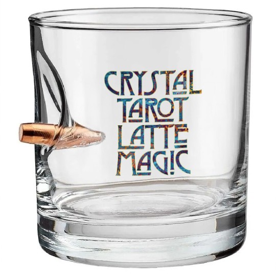 Crystal Tarot Latte Magic-Coffee Coven Collective Bullet Whiskey Glasses