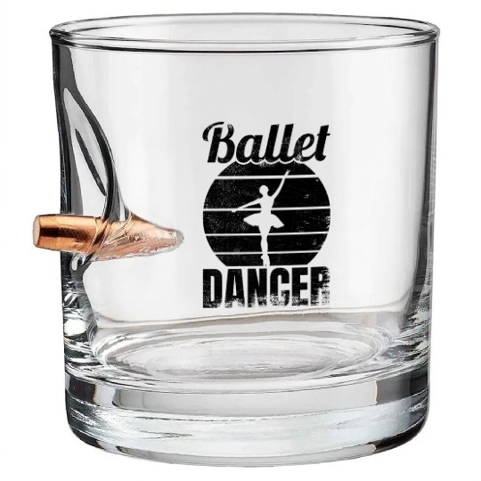 Ballet Dancer Bullet Whiskey Glasses