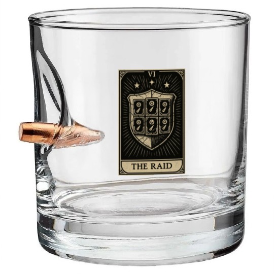 Tarot Datahoarding: The RAID Protective Layer Bullet Whiskey Glasses