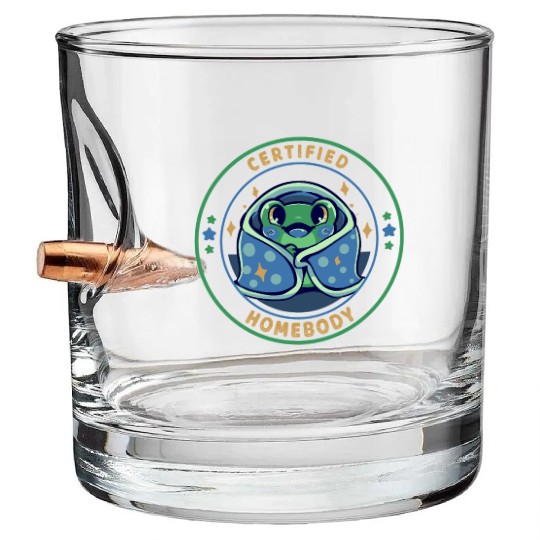 Certified Homebody Bullet Whiskey Glasses