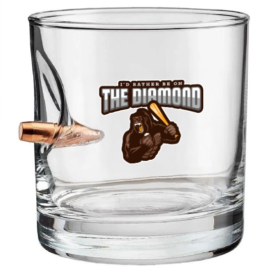 baseball gorilla Bullet Whiskey Glasses