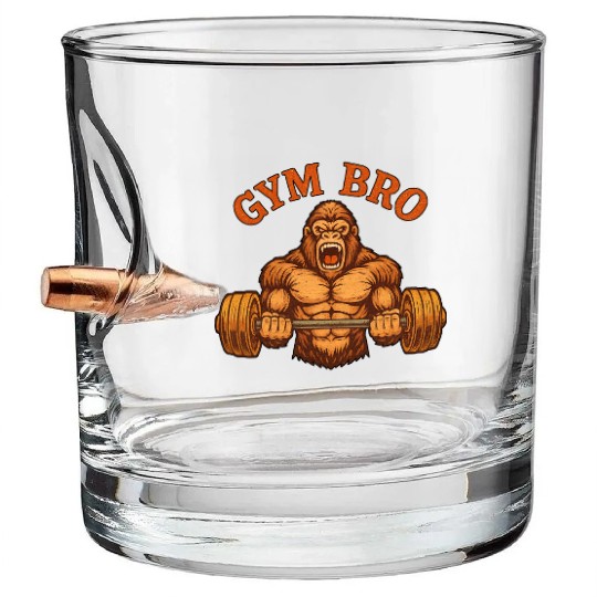 Gym Bro Bullet Whiskey Glasses
