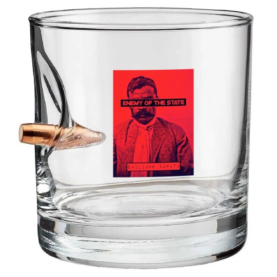 Emiliano Zapata (EOTS) (R) Bullet Whiskey Glasses
