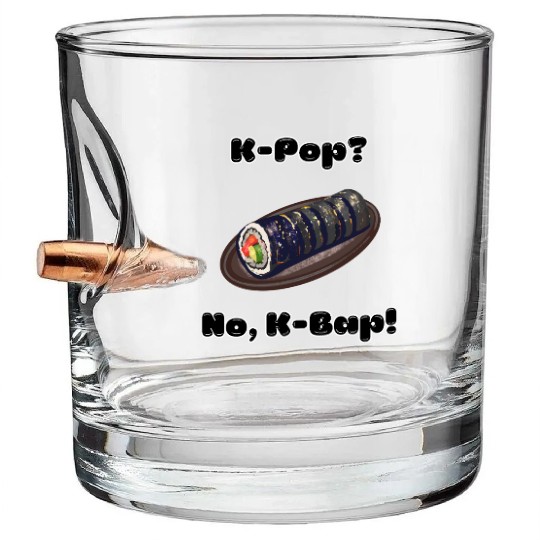 K-Pop? No, K-Bap! Bullet Whiskey Glasses