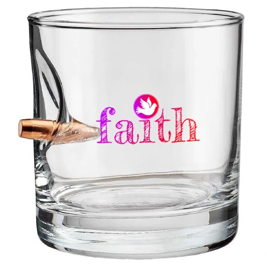 faith Bullet Whiskey Glasses