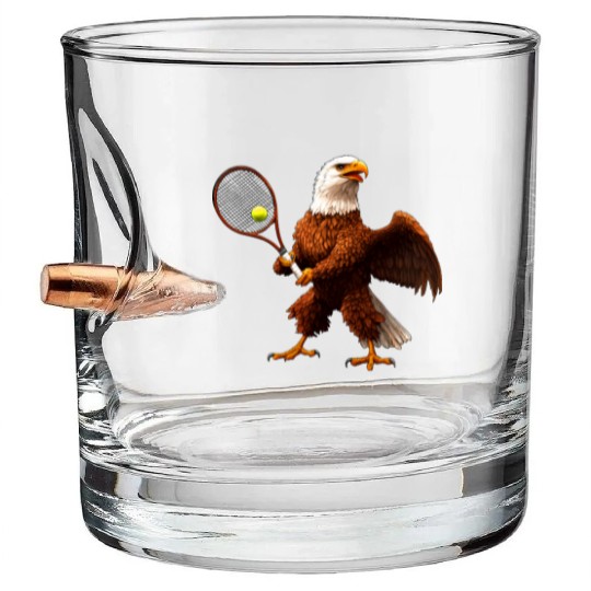 Eagle Tennis Bullet Whiskey Glasses