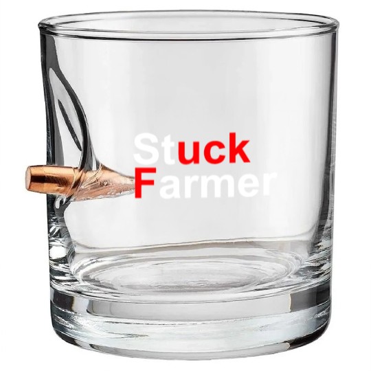 Stuck Farmer Bullet Whiskey Glasses