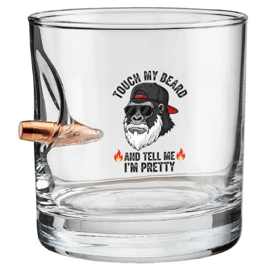 Urban Gorilla with Attitude Bullet Whiskey Glasses