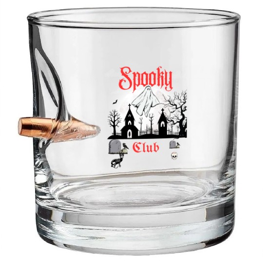Spooky Club – Gothic Graveyard V Bullet Whiskey Glasses