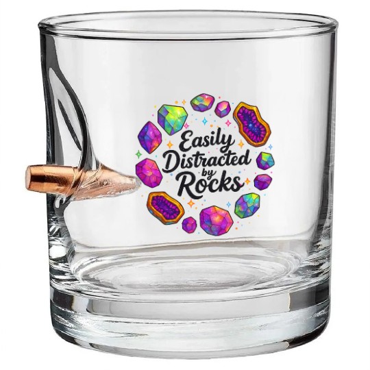 Vibrant Cosmic Ruby Crystal Art Bullet Whiskey Glasses