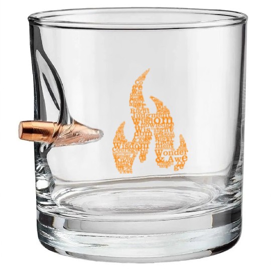 7 Gifts of the Holy Spirit Bullet Whiskey Glasses