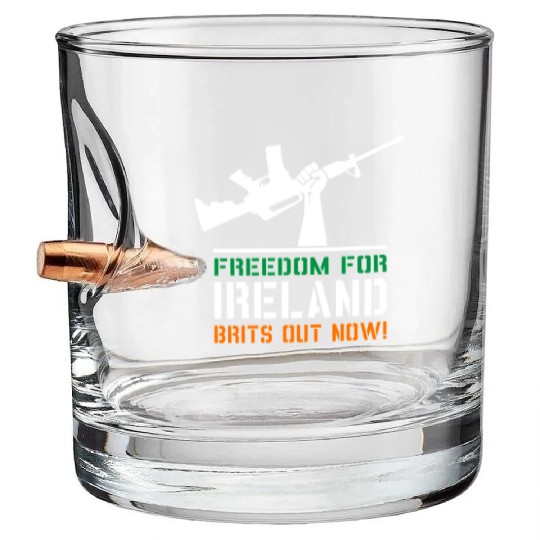 Freedom for Ireland! Bullet Whiskey Glasses