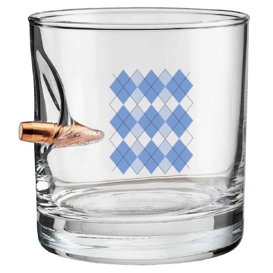 Argyle Bullet Whiskey Glasses