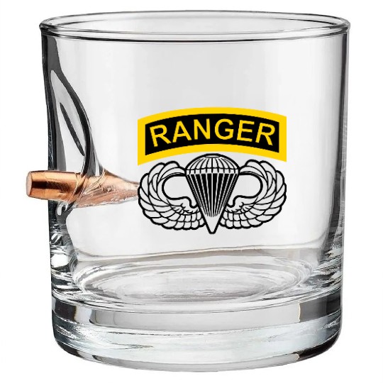 Airborne Ranger Bullet Whiskey Glasses