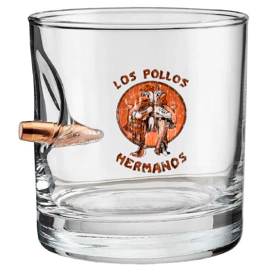 los pollos hermanos Bullet Whiskey Glasses