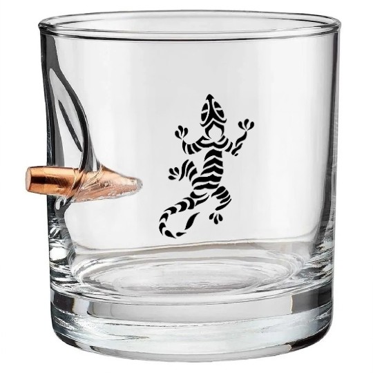 Lizard T Tattoo 7 Bullet Whiskey Glasses