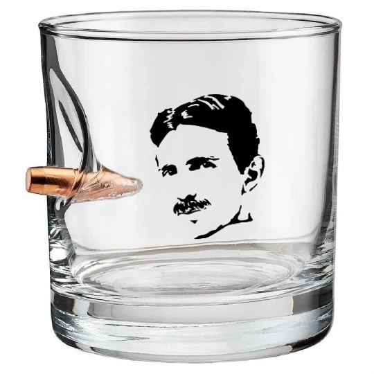Nikola Tesla Bullet Whiskey Glasses