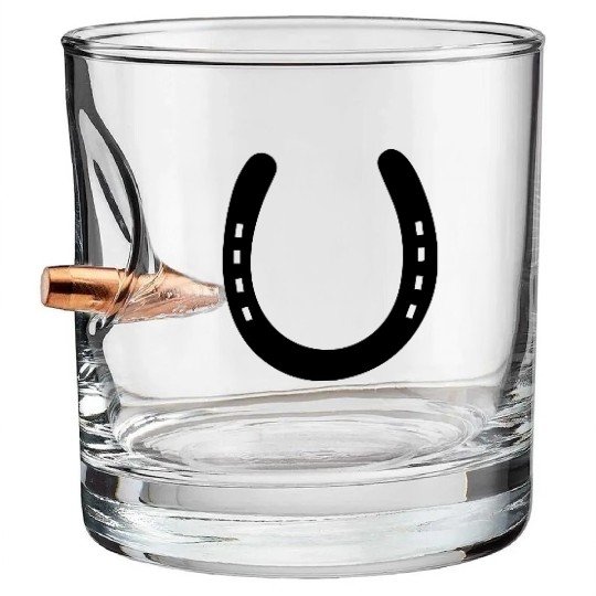 Horseshoe Bullet Whiskey Glasses