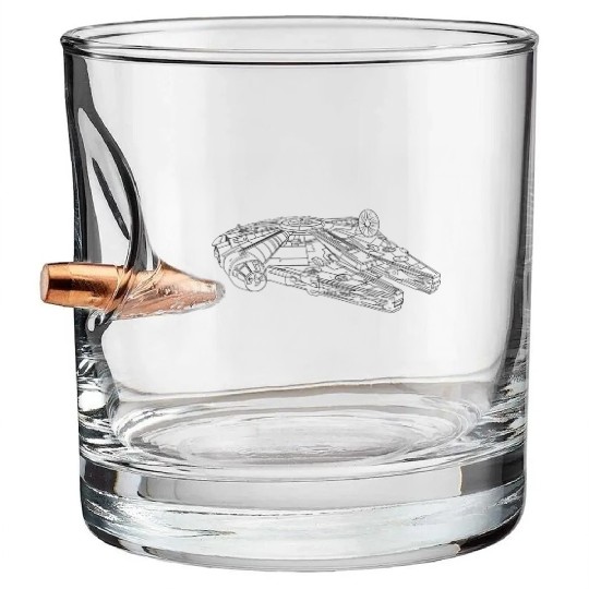 Millennium Falcon Bullet Whiskey Glasses