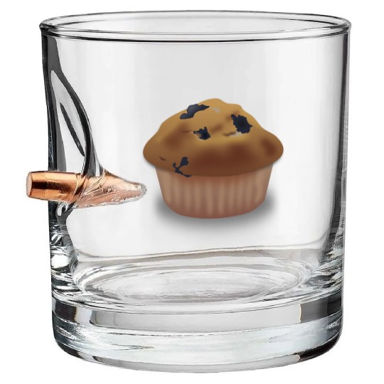 Blueberry Muffin Bullet Whiskey Glasses
