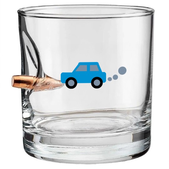 Union Jack Flag - Vintage Look Bullet Whiskey Glasses