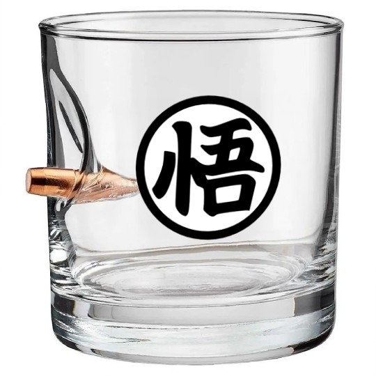 Goku Kanji Mug Bullet Whiskey Glasses