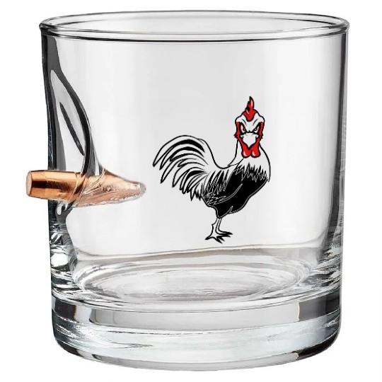 Cock funny Bullet Whiskey Glasses