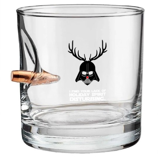 Star Wars Darth Vader Christmas Bullet Whiskey Glasses