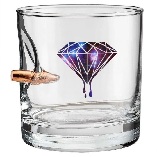 Diamond Universe-Gift-hipster-galaxy-trend-cool Bullet Whiskey Glasses