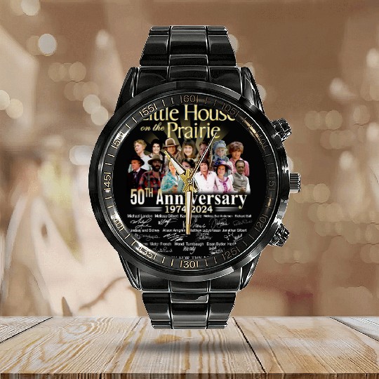 Discover Little House On The Prairie 50 Years 1974 2024 Signatures Thank You Calendar Steel Band Watch