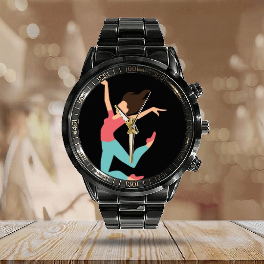 ballet dancer Calendar Steel Band Watch