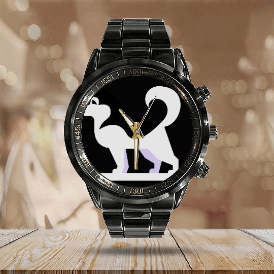 husky Calendar Steel Band Watch