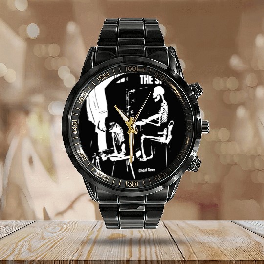 The Specials Ghost Town Calendar Steel Band Watch