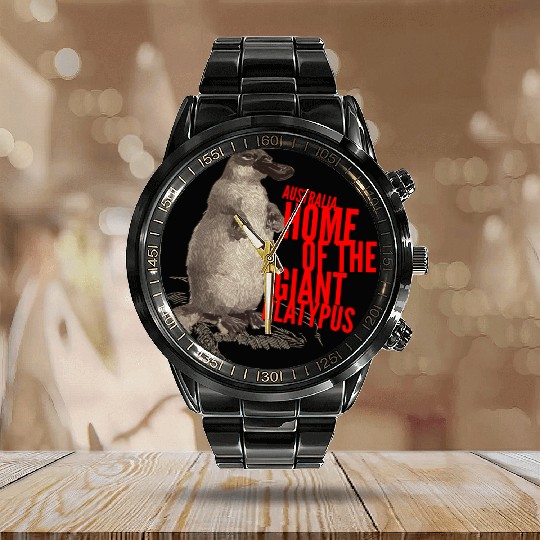 platypus Calendar Steel Band Watch