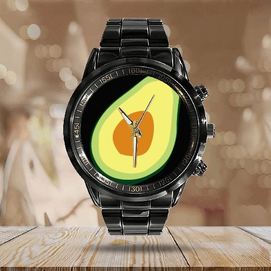 Avocado Calendar Steel Band Watch