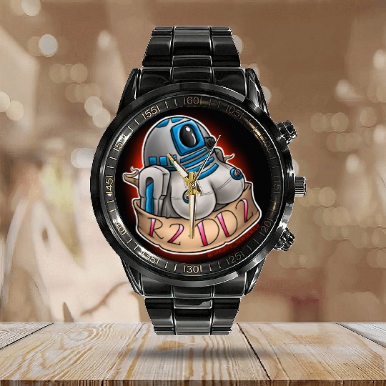 R2 - DOUBLE - D2 Calendar Steel Band Watch