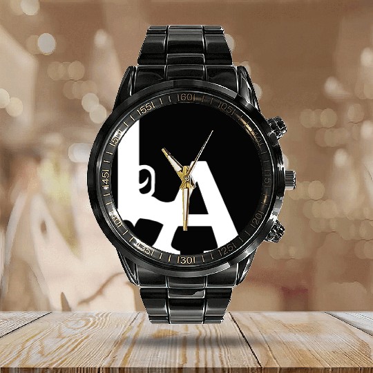 LA Dodgers Gun Los Angeles Hollywood California Calendar Steel Band Watch