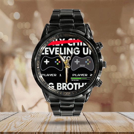 Leveling Up to Big Brother Calendar Steel Band Watch 2020 Video Game