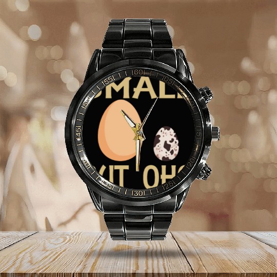 Quail Farmer Quail Quail Whisperer Gift Calendar Steel Band Watch