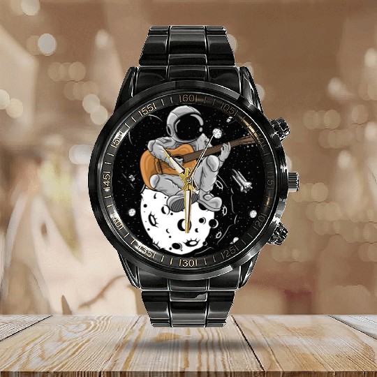 Guitar Kids Music Electric Bass Guitar Guitarist Calendar Steel Band Watch