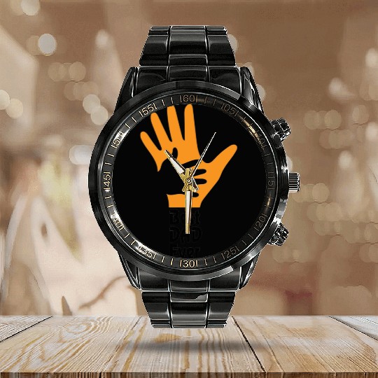 best dad ever Calendar Steel Band Watch father day Calendar Steel Band Watch