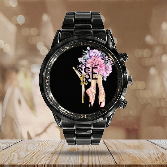 Ballet Dancer Life Proud Ballerina Ballet Dance Calendar Steel Band Watch