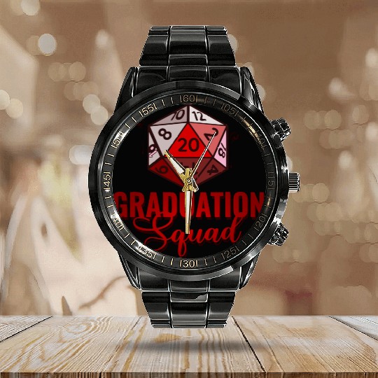 Graduation Squad College Friends School Grad T-Shi Calendar Steel Band Watch