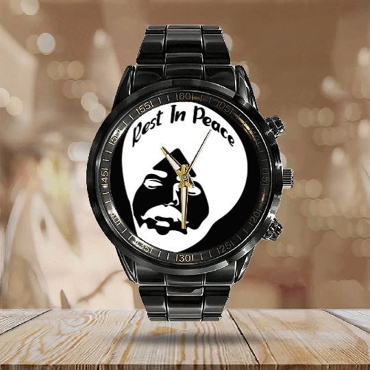 Rest in peace Sidhu Moose Wala rip Calendar Steel Band Watch