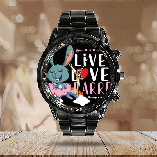 Ballet Ballerina Dance Dancer Dancing Ballet Gift Calendar Steel Band Watch