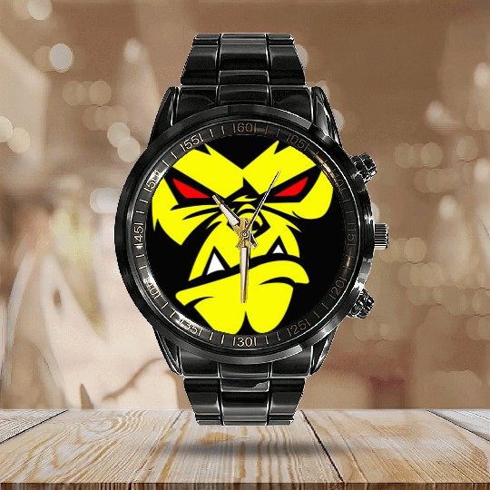 VEGAN Gorilla Calendar Steel Band Watch