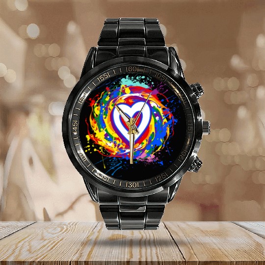 Pride definition Calendar Steel Band Watch