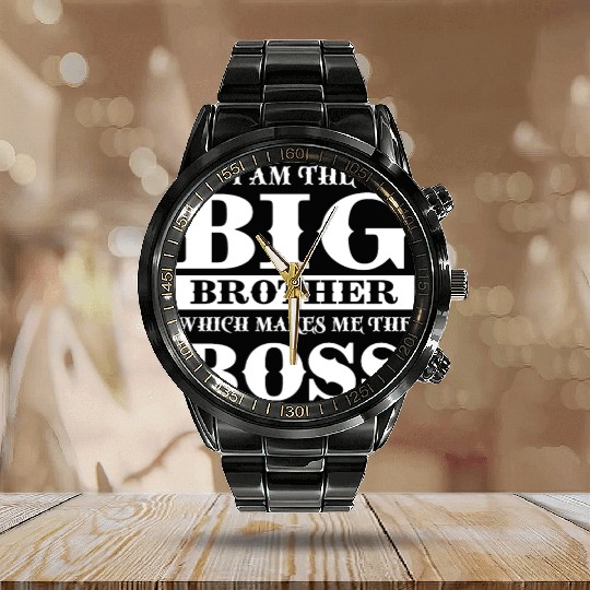 Big Brother Boss Calendar Steel Band Watch