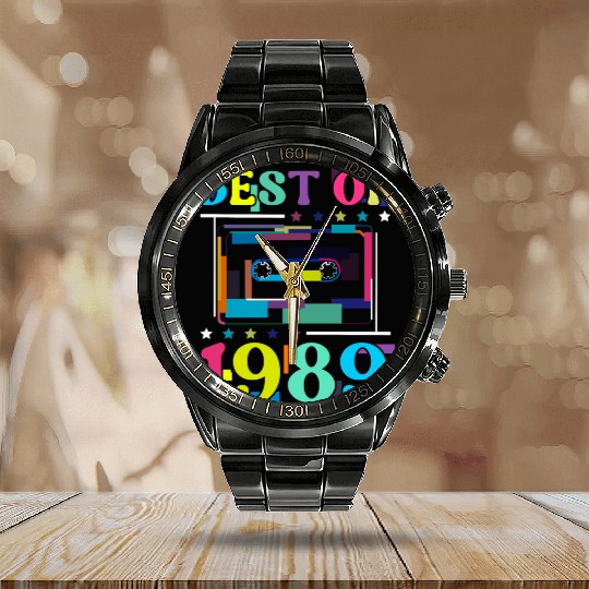 Best Of 1989 | Birthday Calendar Steel Band Watch | Birthday Retro