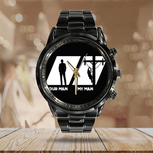 Your Man My Man, Lineman Calendar Steel Band Watch